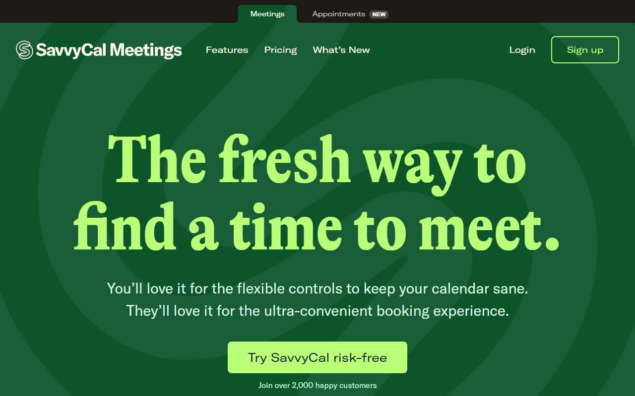 SavvyCal — A scheduling tool people enjoy using